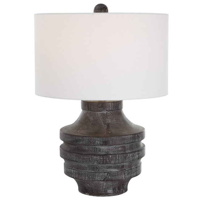 Timber Carved Wood Table Lamp - Uttermost - Lamps by Modest Hut