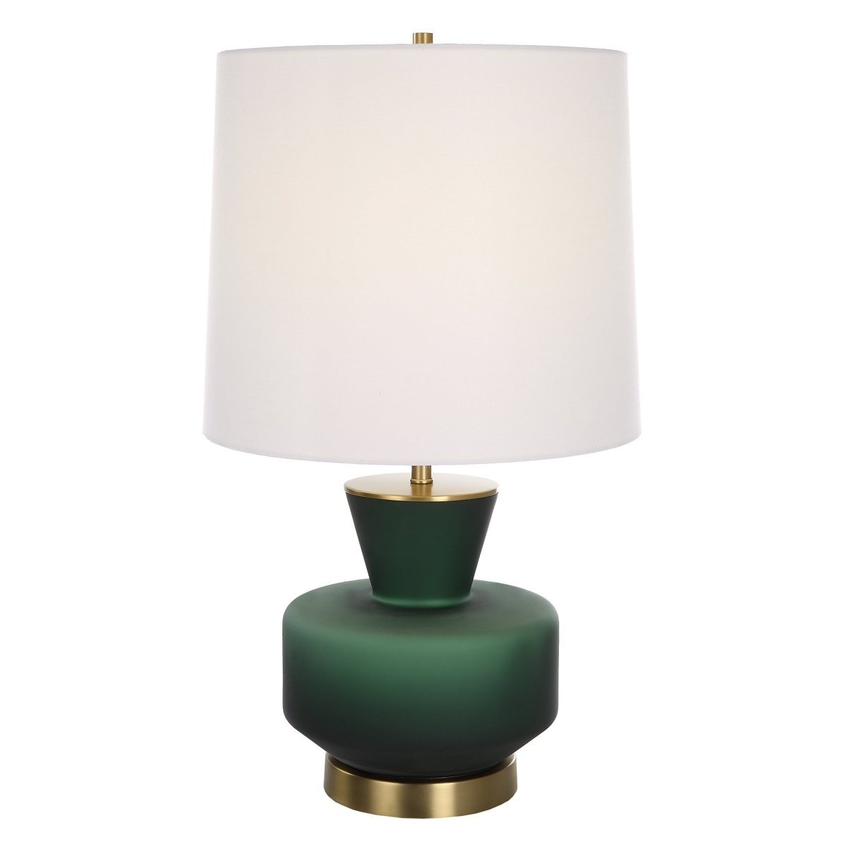 Trentino Dark Emerald Green Table Lamp - Uttermost - Lamps by Modest Hut