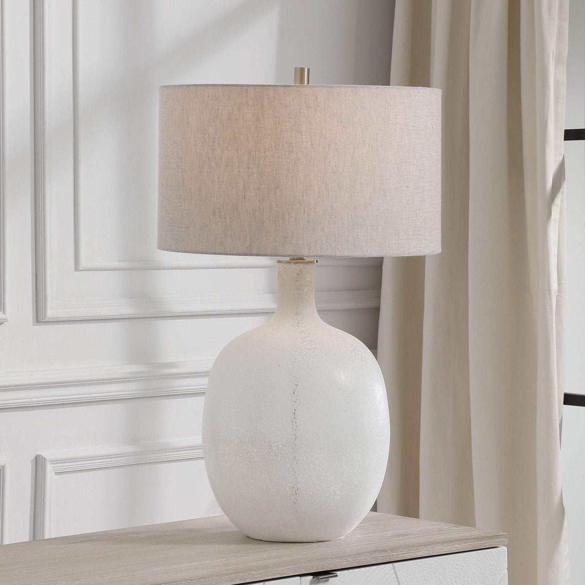 Whiteout Table Lamp - Uttermost - Lamps by Modest Hut