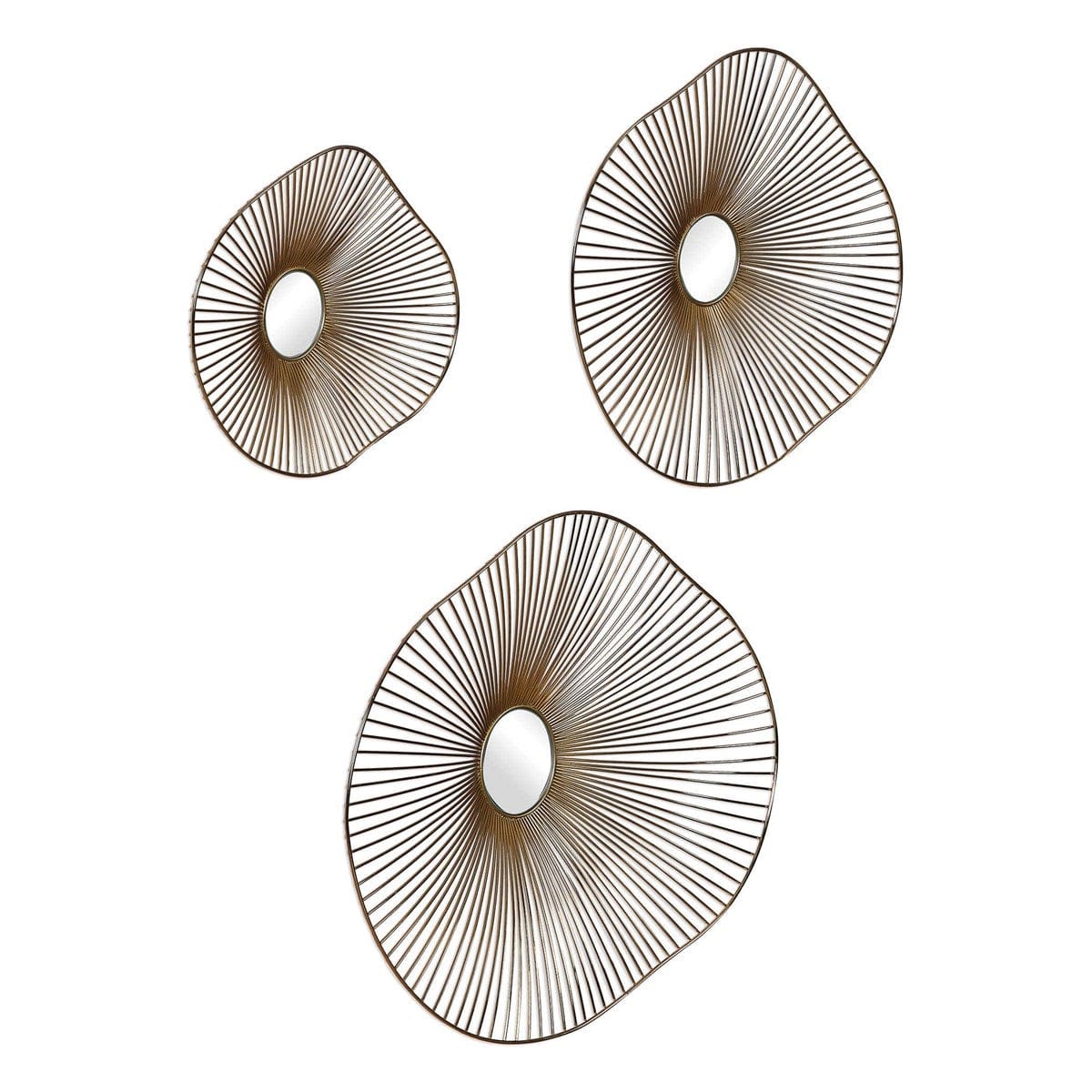Avarie Metal Wall Art, S/3 - Uttermost - Metal Wall Decor by Modest Hut