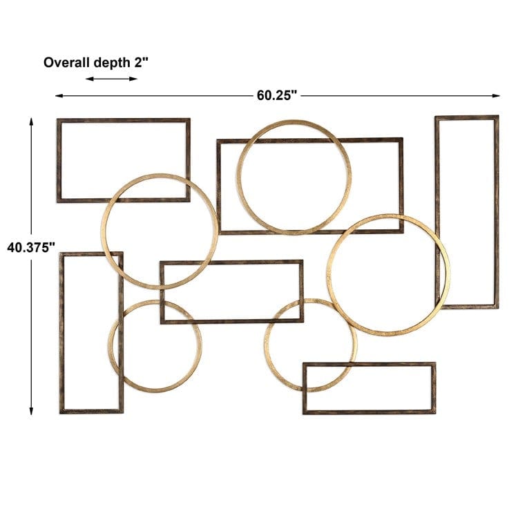 Elias Metal Wall Decor - Uttermost - Metal Wall Decor by Modest Hut