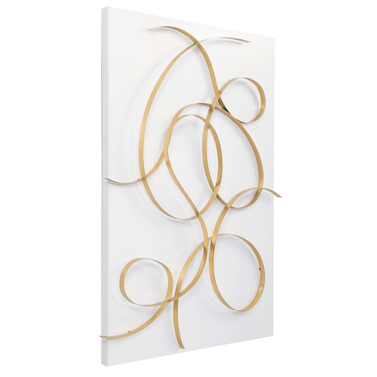 Freehand Modern Metal Wall Panel - Uttermost - Metal Wall Decor by Modest Hut
