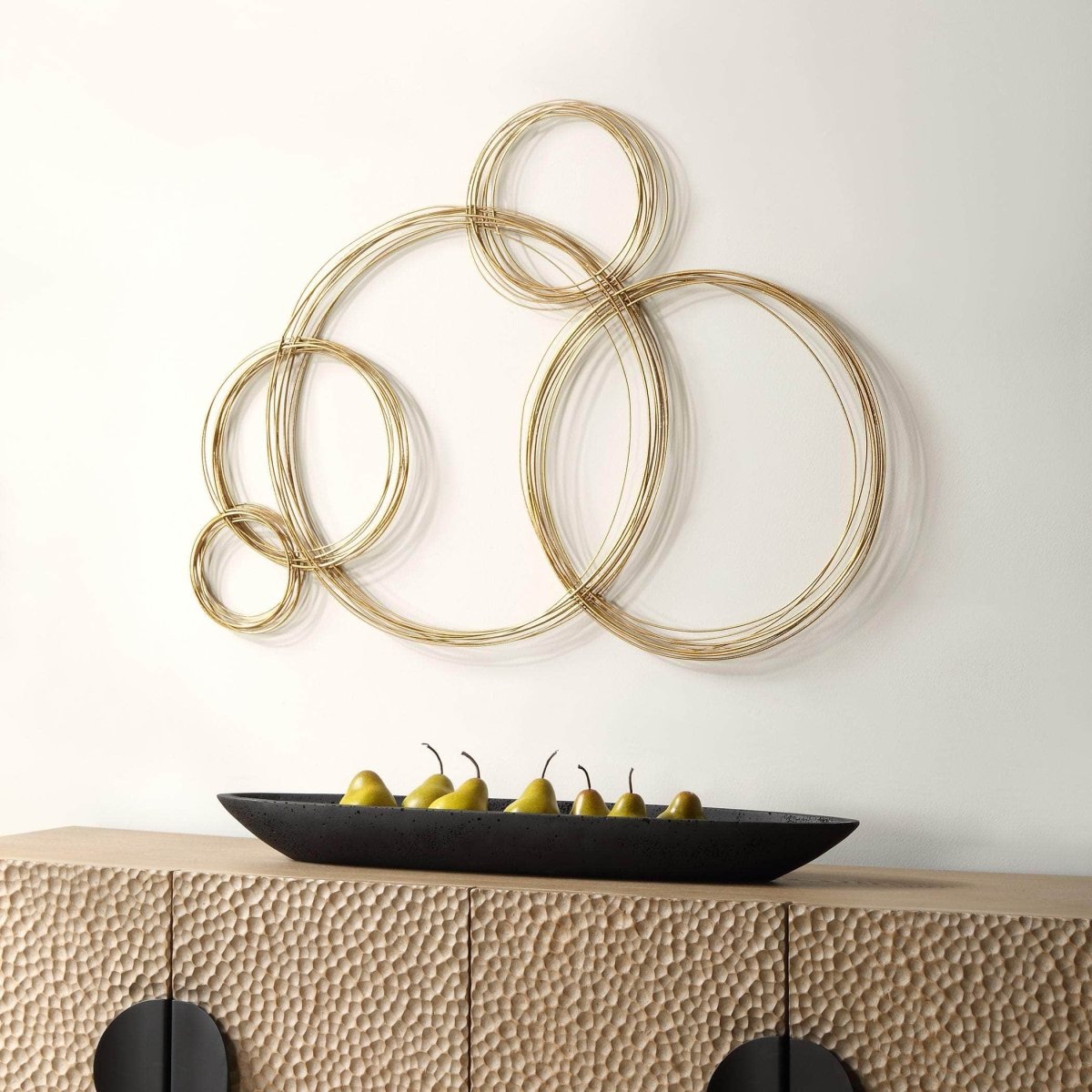 Golden Bubbles Metal Wall Decor - Uttermost - Metal Wall Decor by Modest Hut