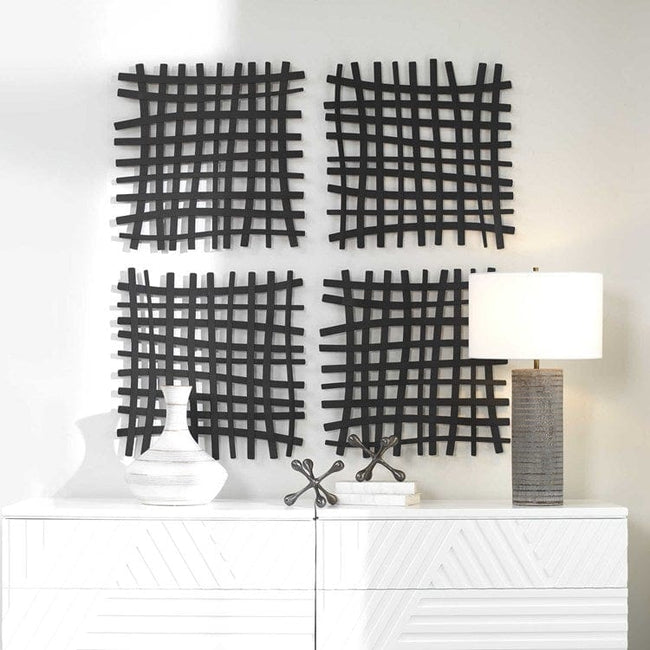 Gridlines Metal Wall Decor - Uttermost - Metal Wall Decor by Modest Hut