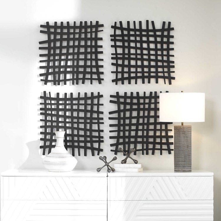 Gridlines Metal Wall Decor - Uttermost - Metal Wall Decor by Modest Hut