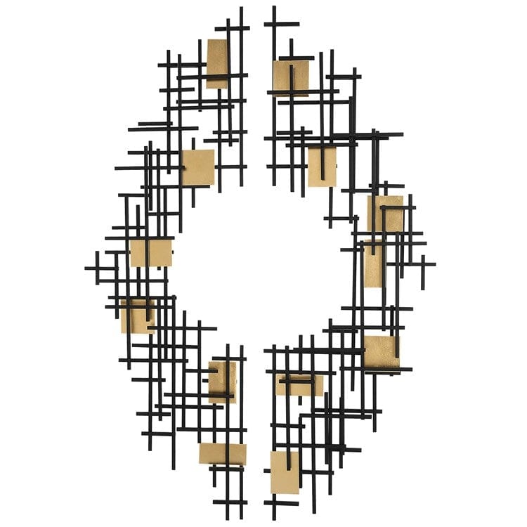 Reflection Metal Wall Decor, S/2 - Uttermost - Metal Wall Decor by Modest Hut