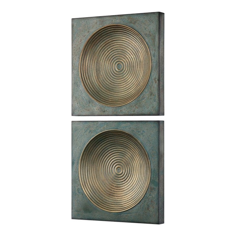 Sybil Metal Wall Decor, S/2 - Uttermost - Metal Wall Decor by Modest Hut