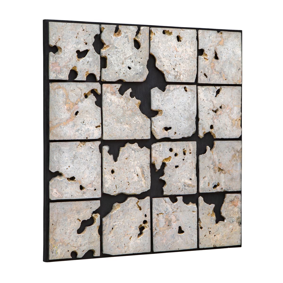 Uvalda Cadas Stone Wood Wall Decor by Uttermost