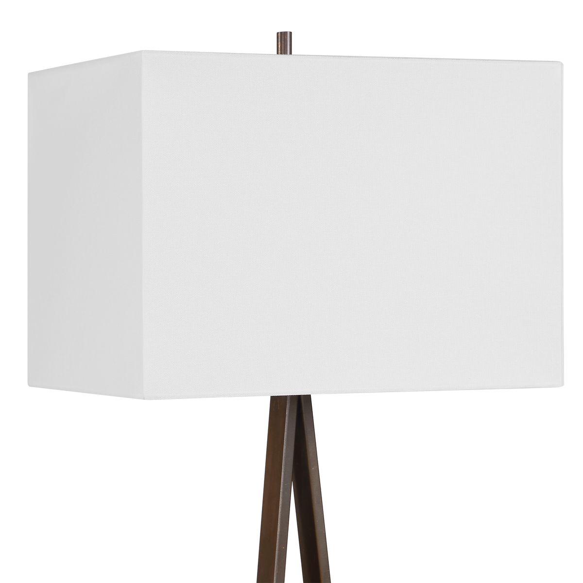 Detail view of the Galloway Dark Bronze Marble Table Lamp finish and construction