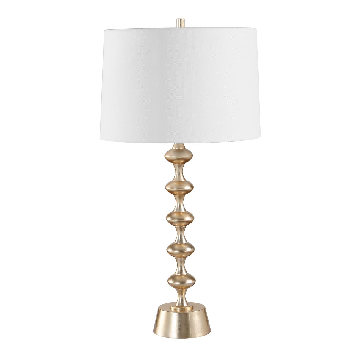 Side view of the Meila Antique Brass Table Lamp by Uttermost