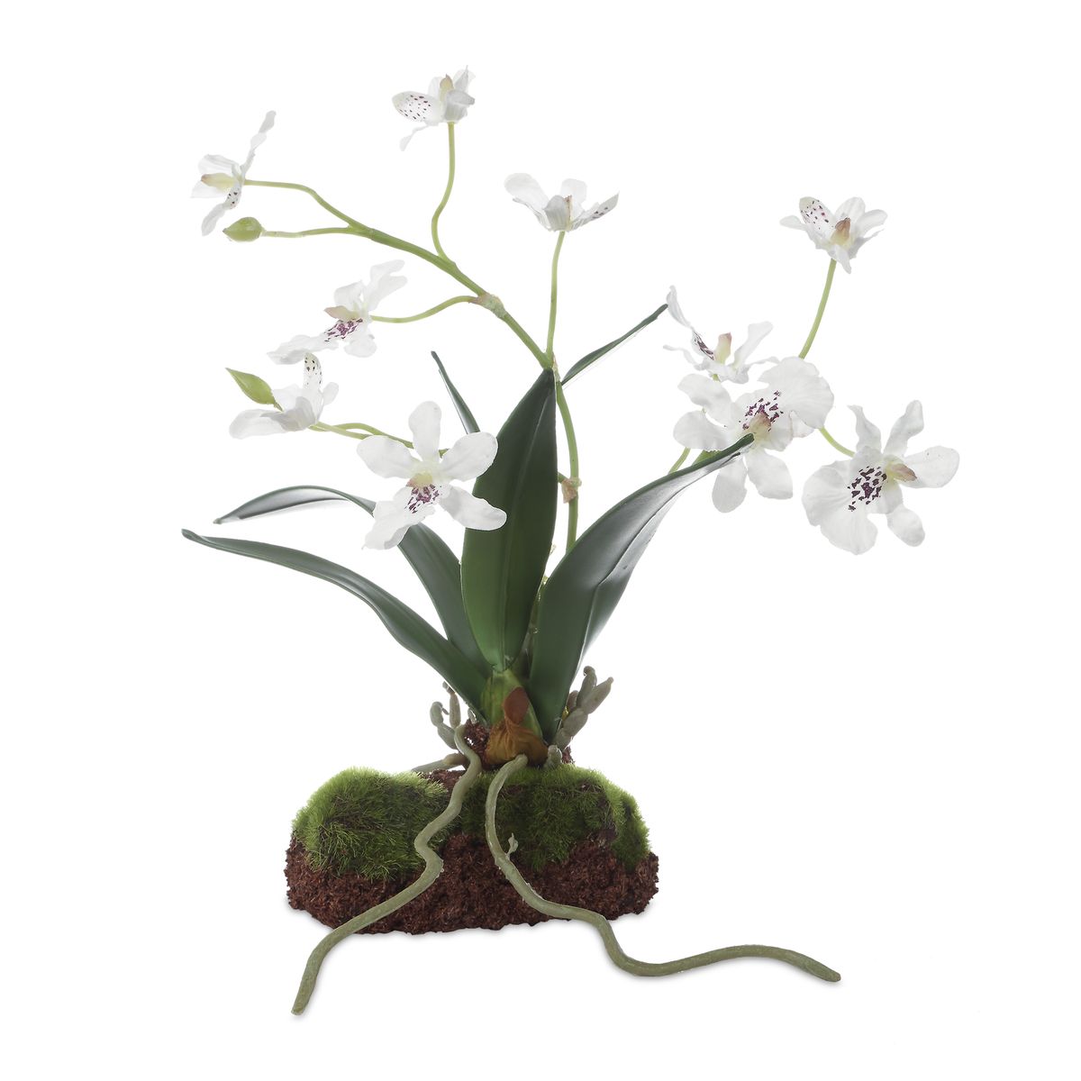 Alternate angle of the Clovis White Orchid Drop-In by Uttermost
