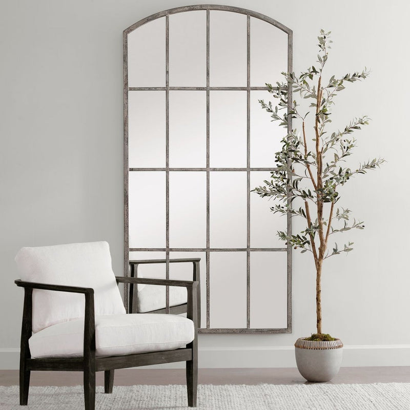 Rustic Gray Amie Arched Mirror - Uttermost - Mirrors by Modest Hut