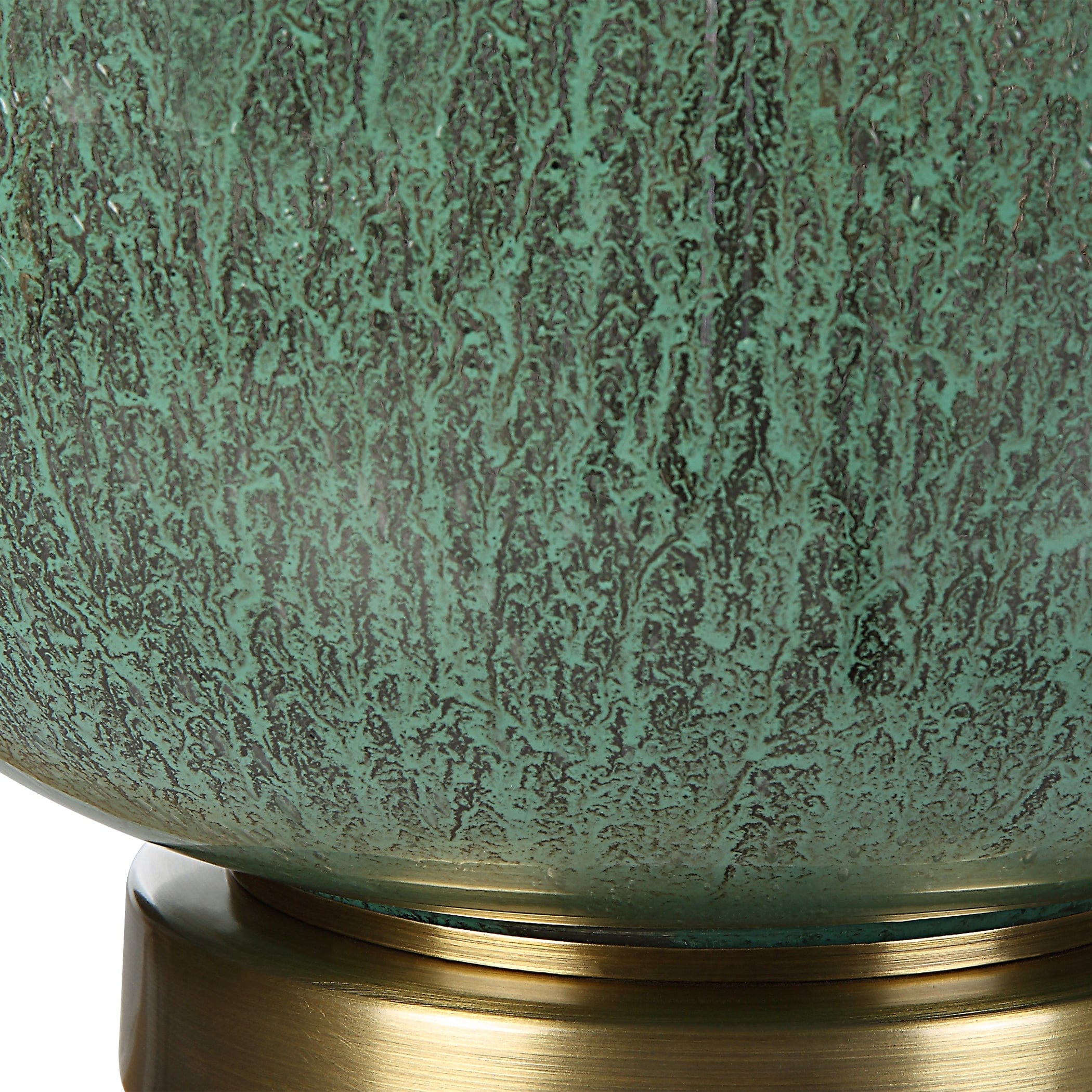 Nataly Aged Green Table Lamp Uttermost