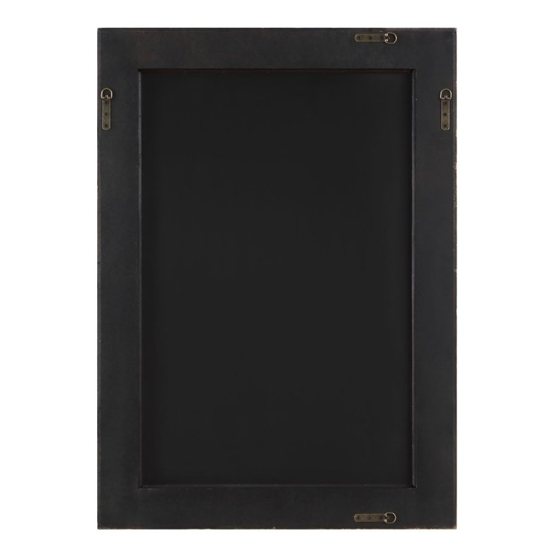 Dimension guide for the Aldous Walnut Jute Wall Mirror
