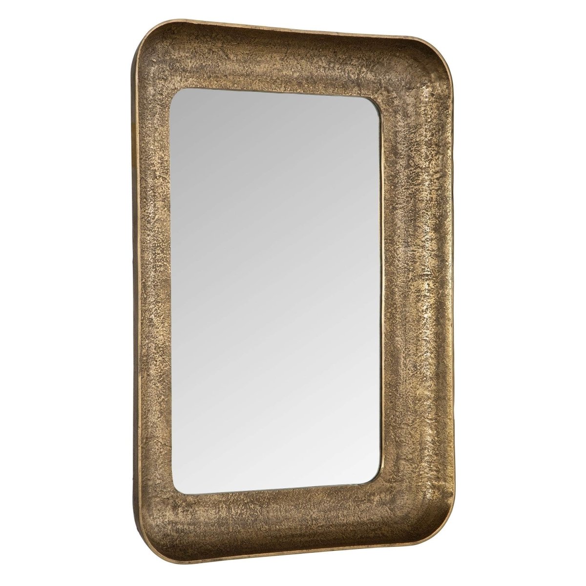 Alvaro Antique Brass Mirror - Uttermost - Other Mirrors by Modest Hut