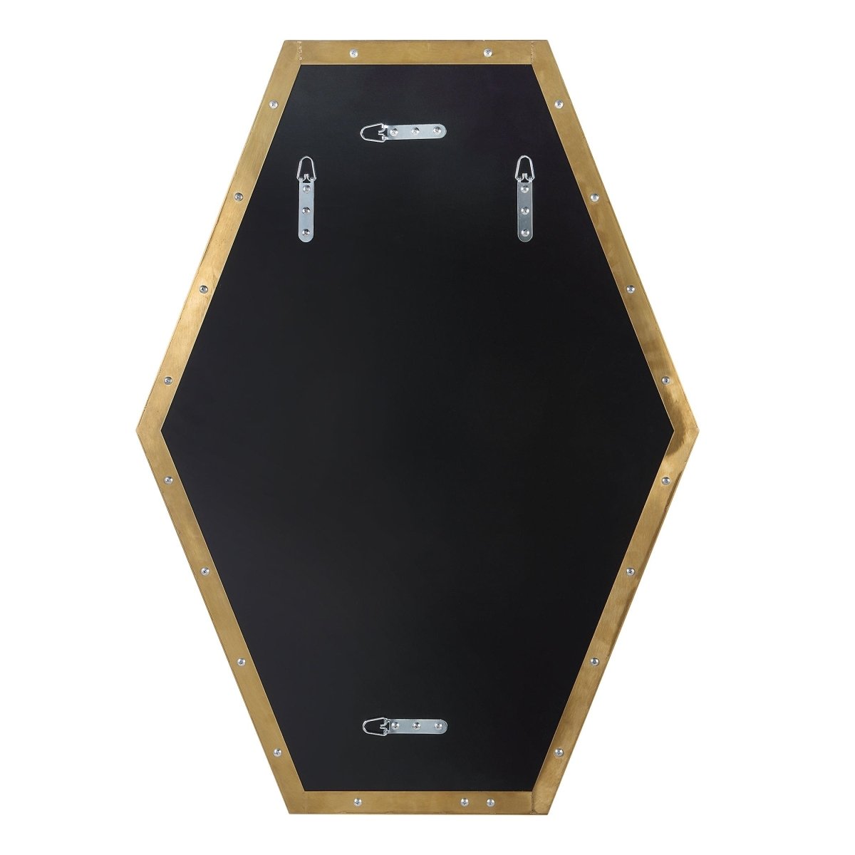 Ankara Brass Hexagon Mirror - Uttermost - Other Mirrors by Modest Hut