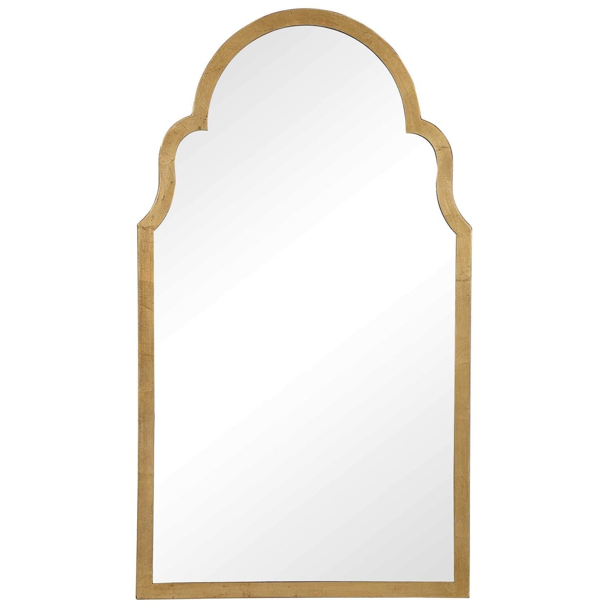 Arched Goldleaf Mirror - Uttermost - Other Mirrors by Modest Hut