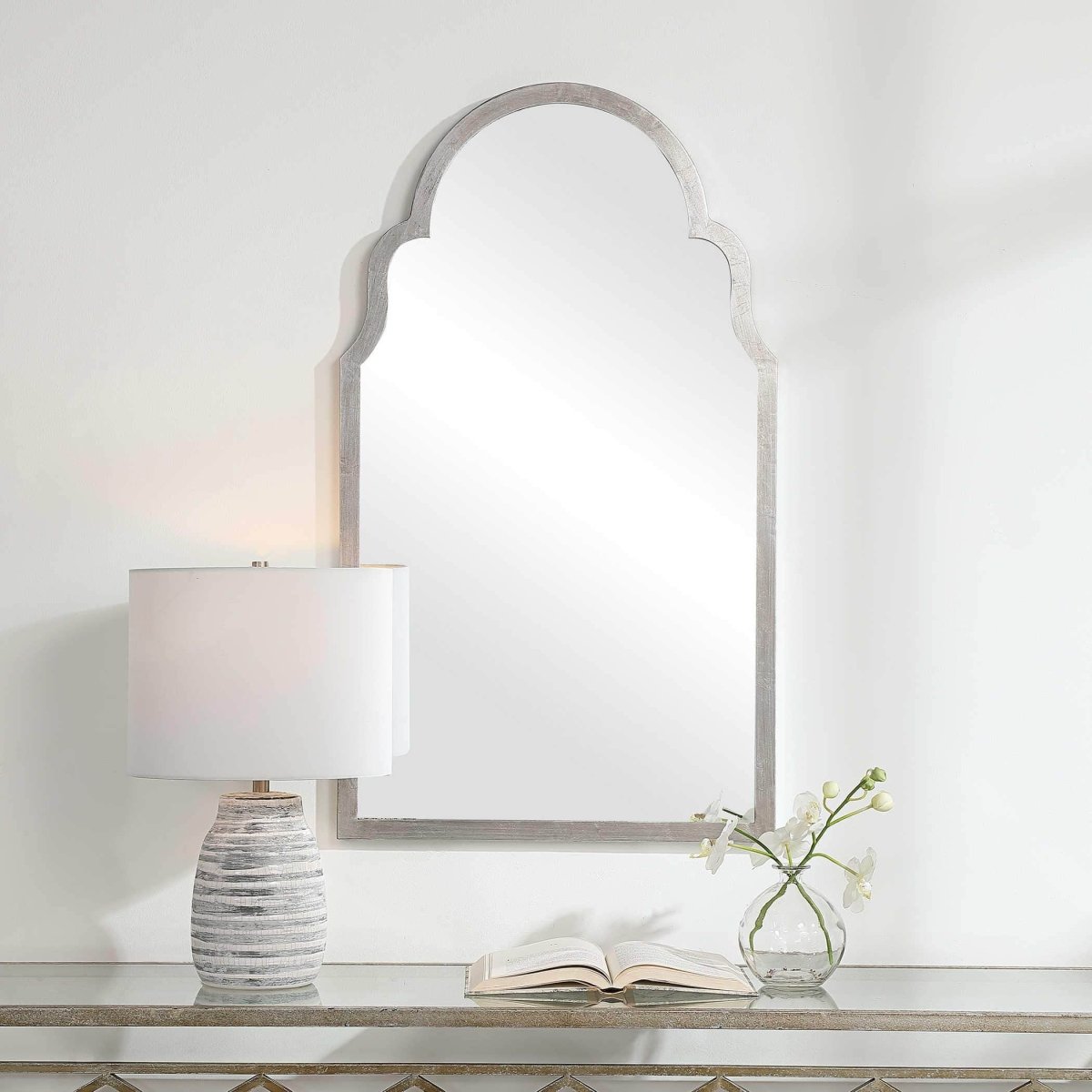 Arched Silverleaf Mirror - Uttermost - Other Mirrors by Modest Hut