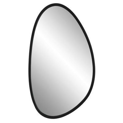 Asymmetrical Black Frame Mirror - Uttermost - Other Mirrors by Modest Hut