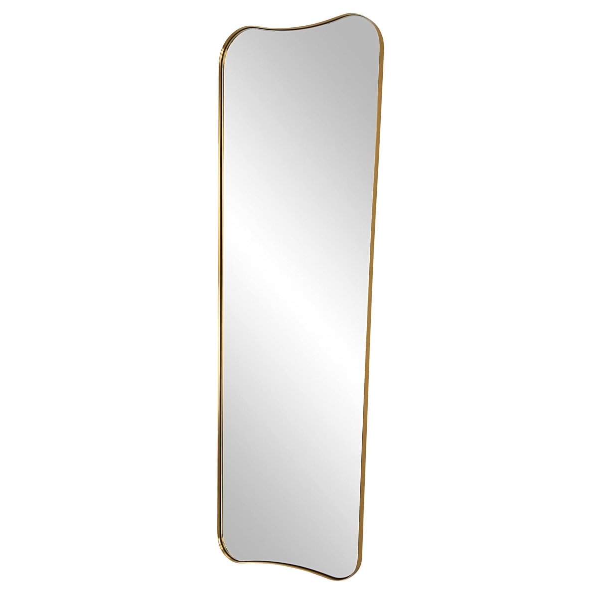 Belvoir Large Antique Brass Mirror - Uttermost - Other Mirrors by Modest Hut