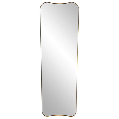 Belvoir Large Antique Brass Mirror - Uttermost - Other Mirrors by Modest Hut