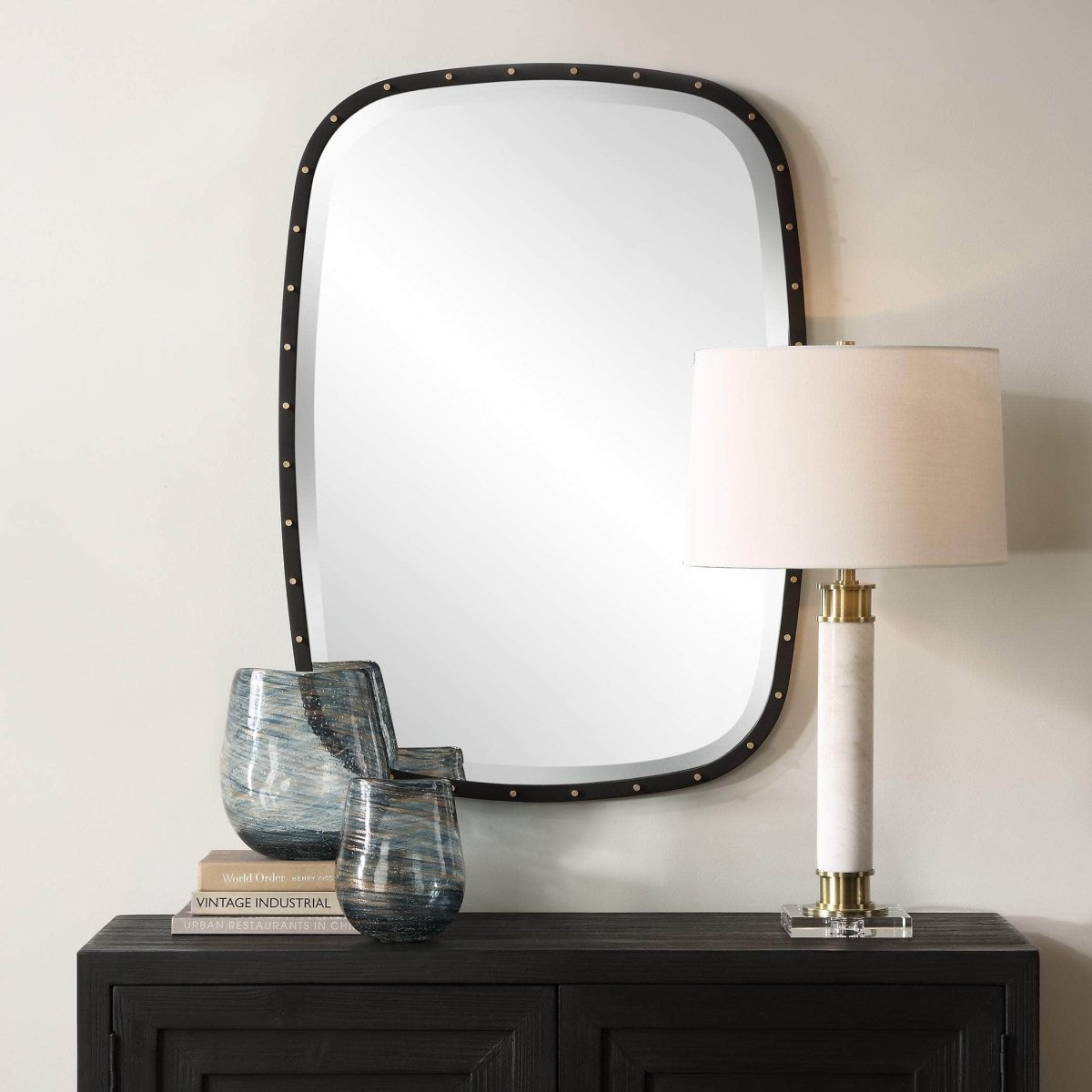 Benedo Industrial Mirror - Uttermost - Other Mirrors by Modest Hut