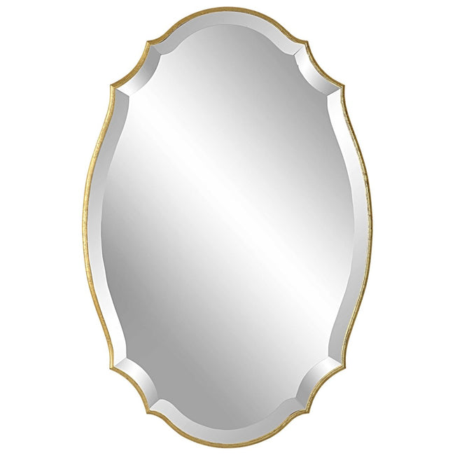 Beveled Metallic Gold Mirror - Uttermost - Other Mirrors by Modest Hut