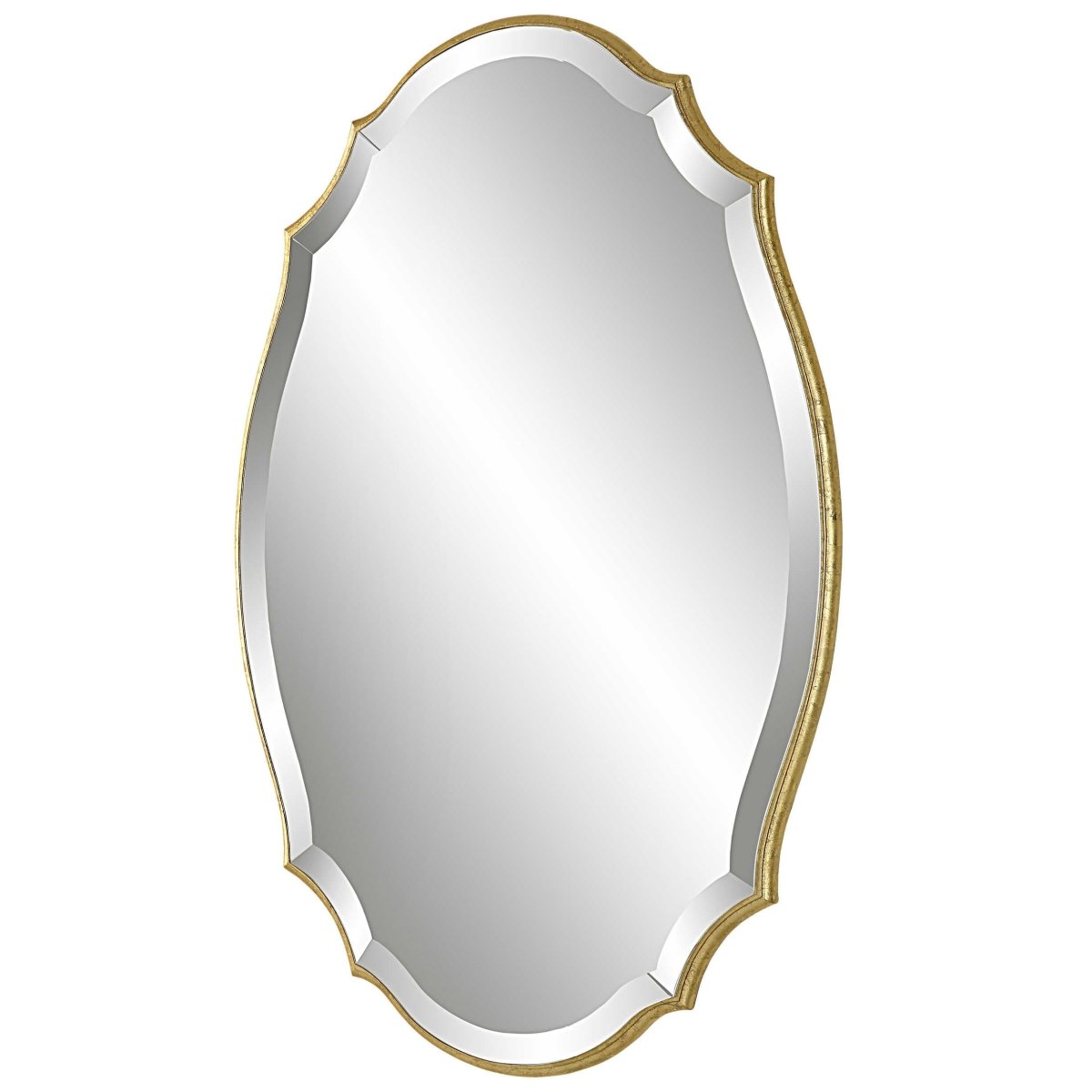 Beveled Metallic Gold Mirror - Uttermost - Other Mirrors by Modest Hut