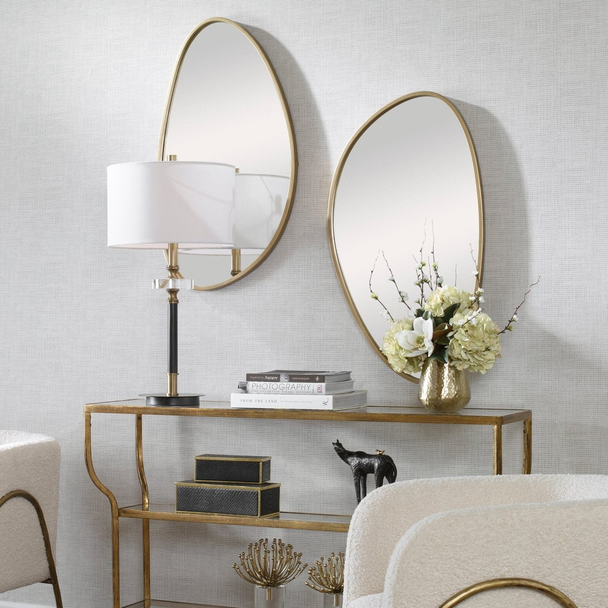 Boomerang Gold Mirror - Uttermost - Other Mirrors by Modest Hut