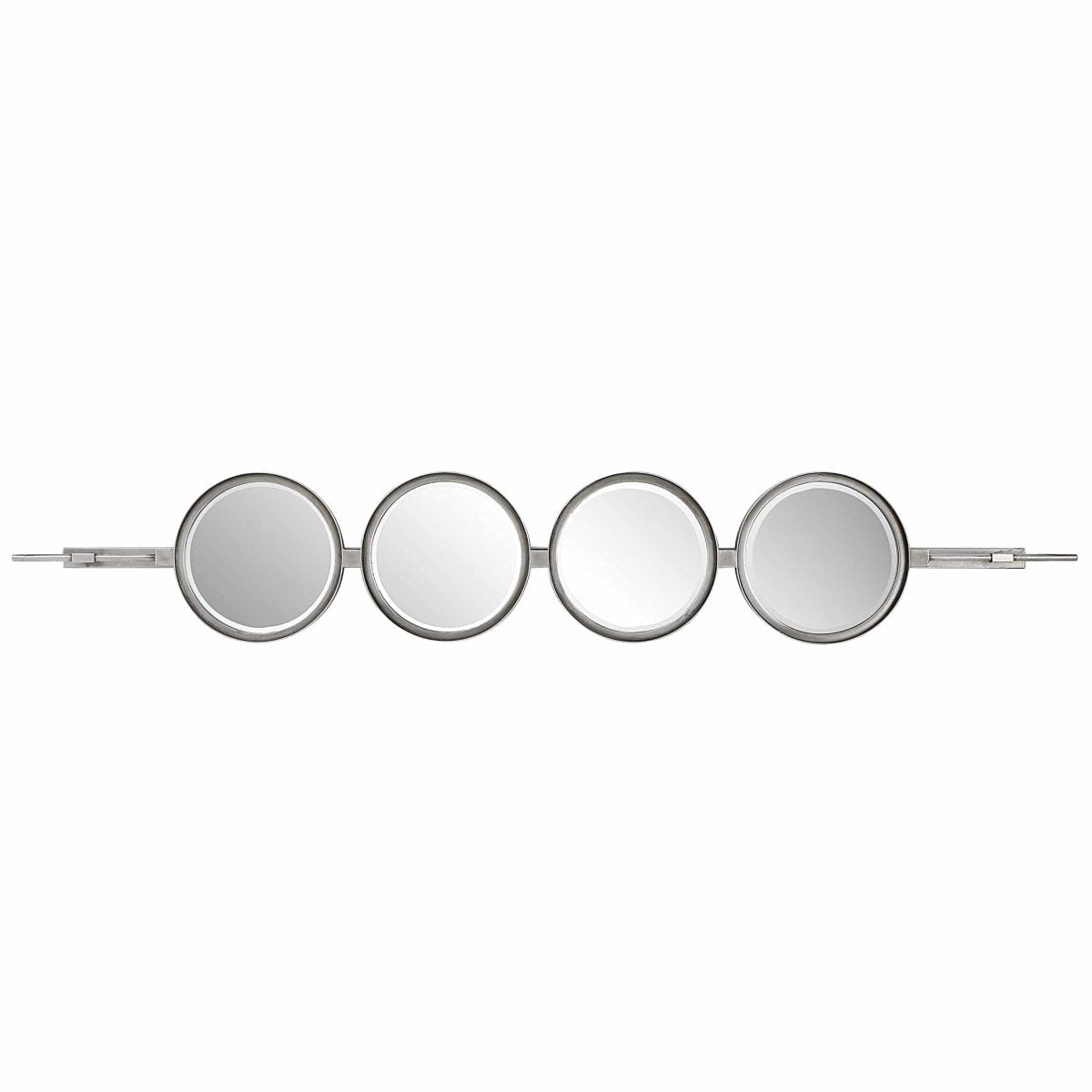 Button Silver Mirror - Uttermost - Other Mirrors by Modest Hut