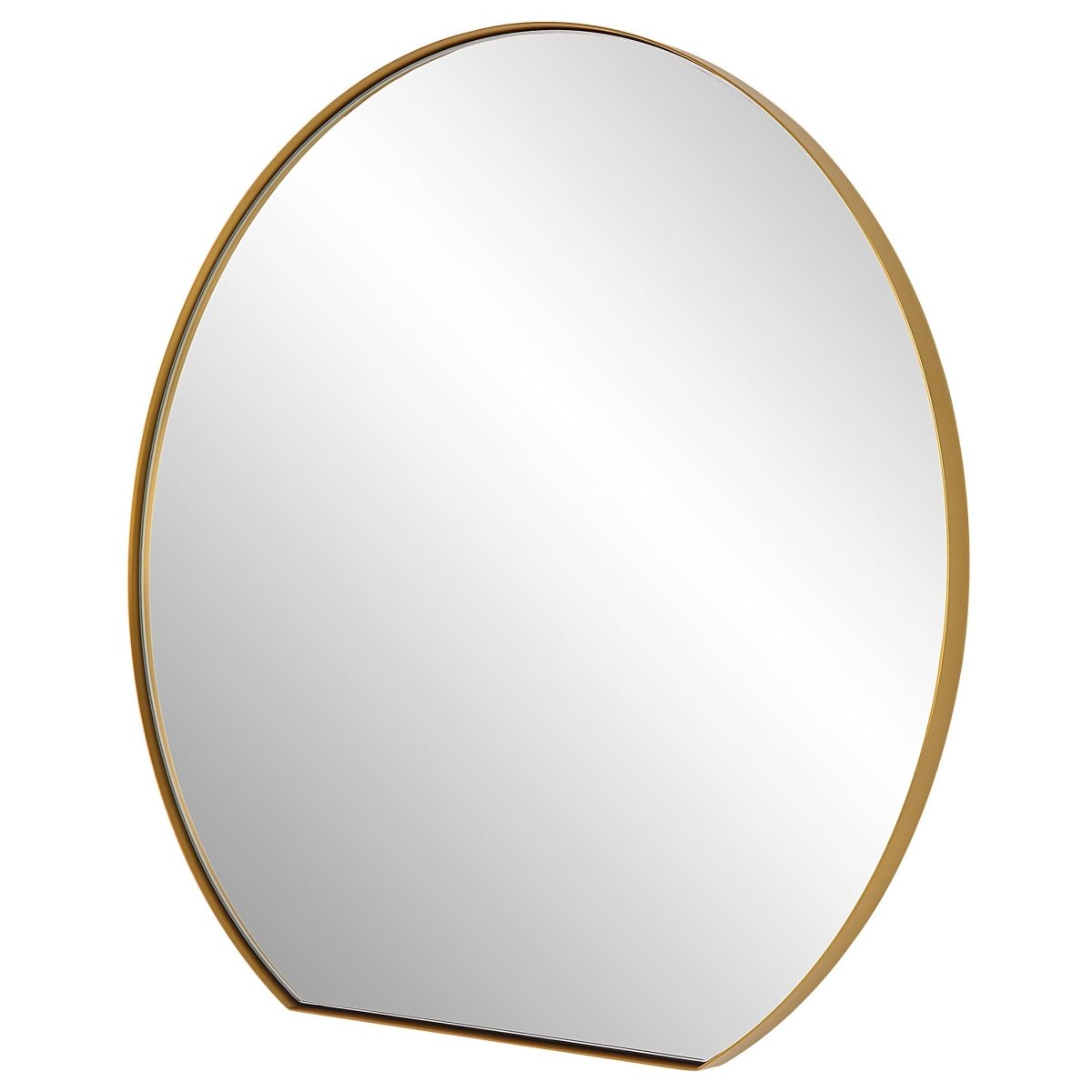 Cabell Small Brass Mirror - Uttermost - Other Mirrors by Modest Hut