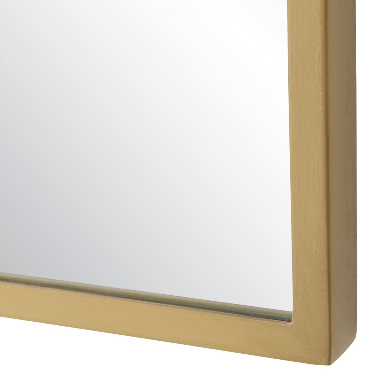 Caddington Tall Brass Mirror - Uttermost - Other Mirrors by Modest Hut