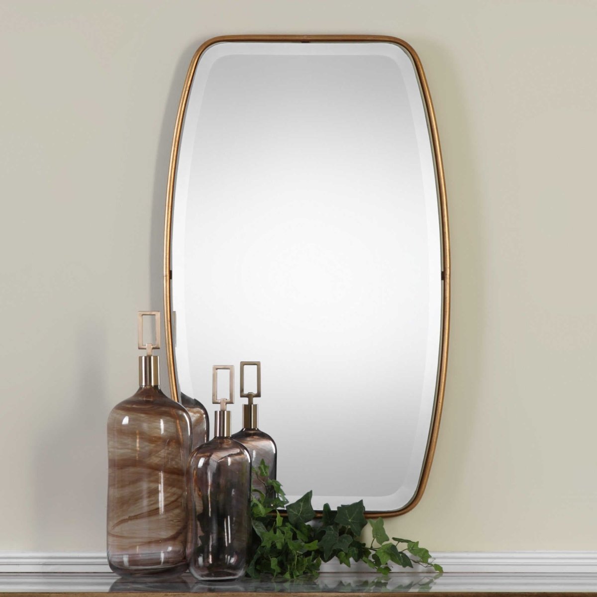 Canillo Gold Mirror - Uttermost - Other Mirrors by Modest Hut