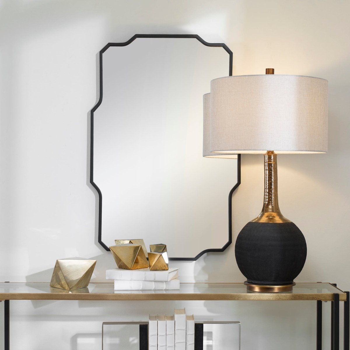 Casmus Iron Wall Mirror - Uttermost - Other Mirrors by Modest Hut