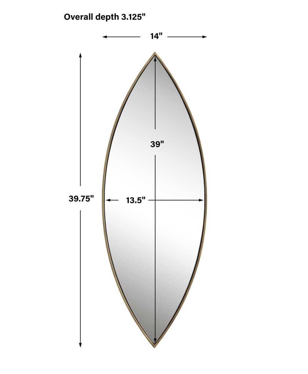 Ellipse Gold Mirror - Uttermost - Other Mirrors by Modest Hut