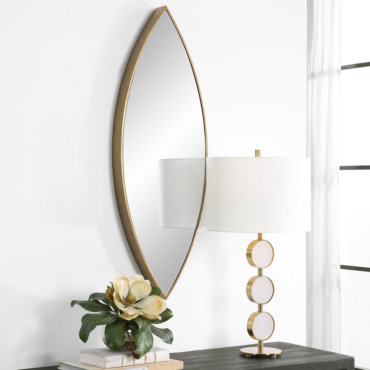 Ellipse Gold Mirror - Uttermost - Other Mirrors by Modest Hut