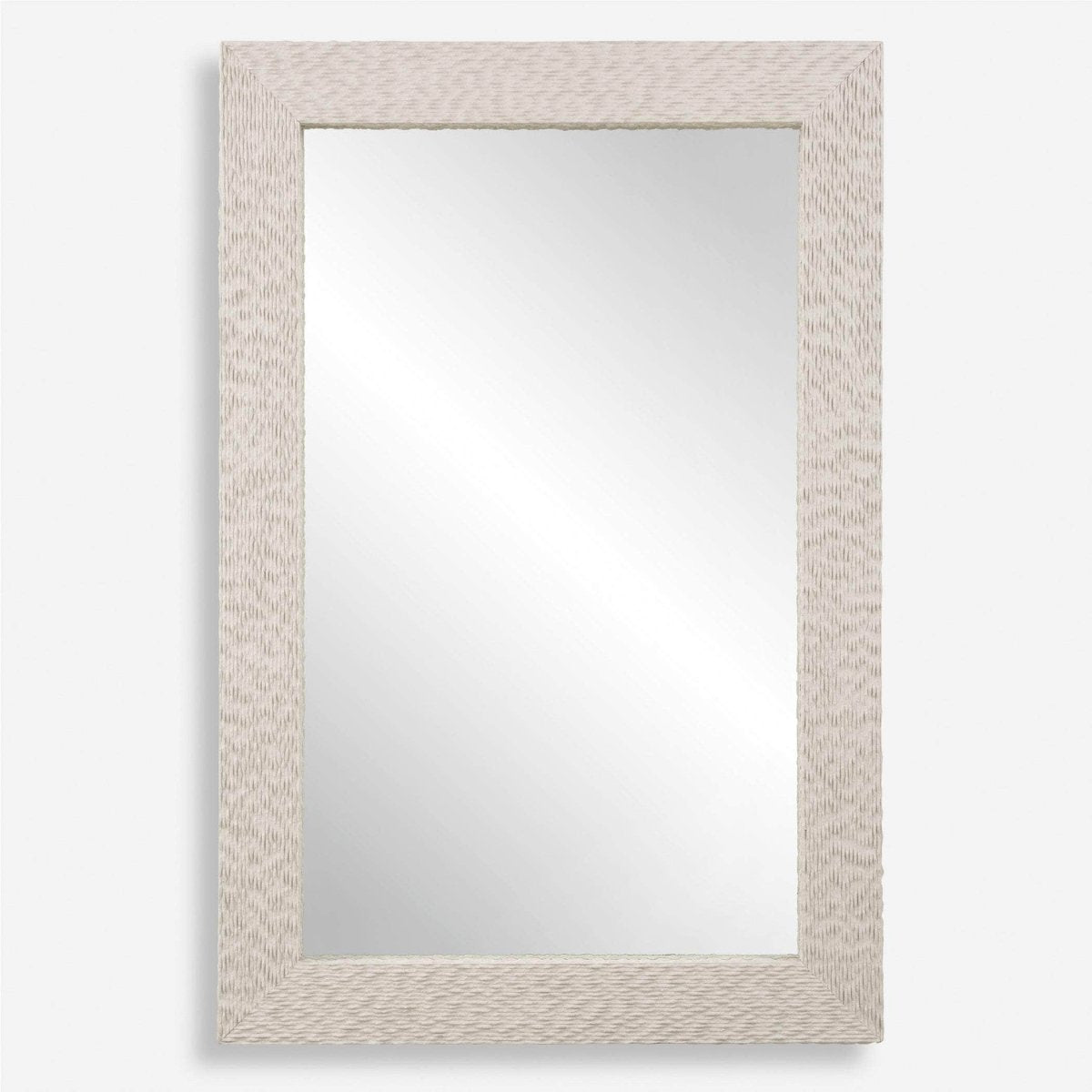 Everett Ivory Stone Mirror - Uttermost - Other Mirrors by Modest Hut