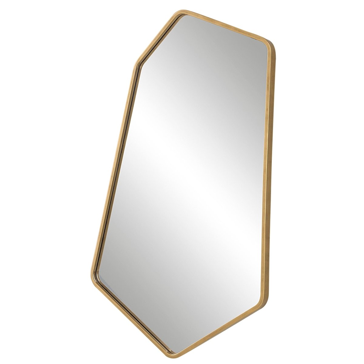 Linneah Large Gold Mirror - Uttermost - Other Mirrors by Modest Hut