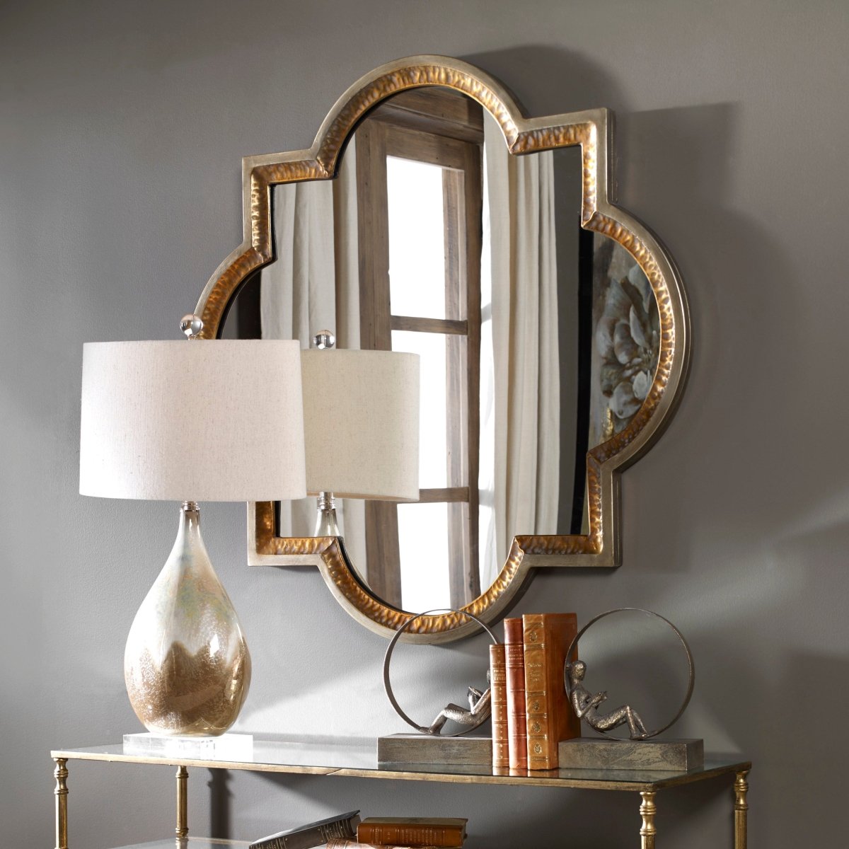 Lourosa Gold Mirror - Uttermost - Other Mirrors by Modest Hut