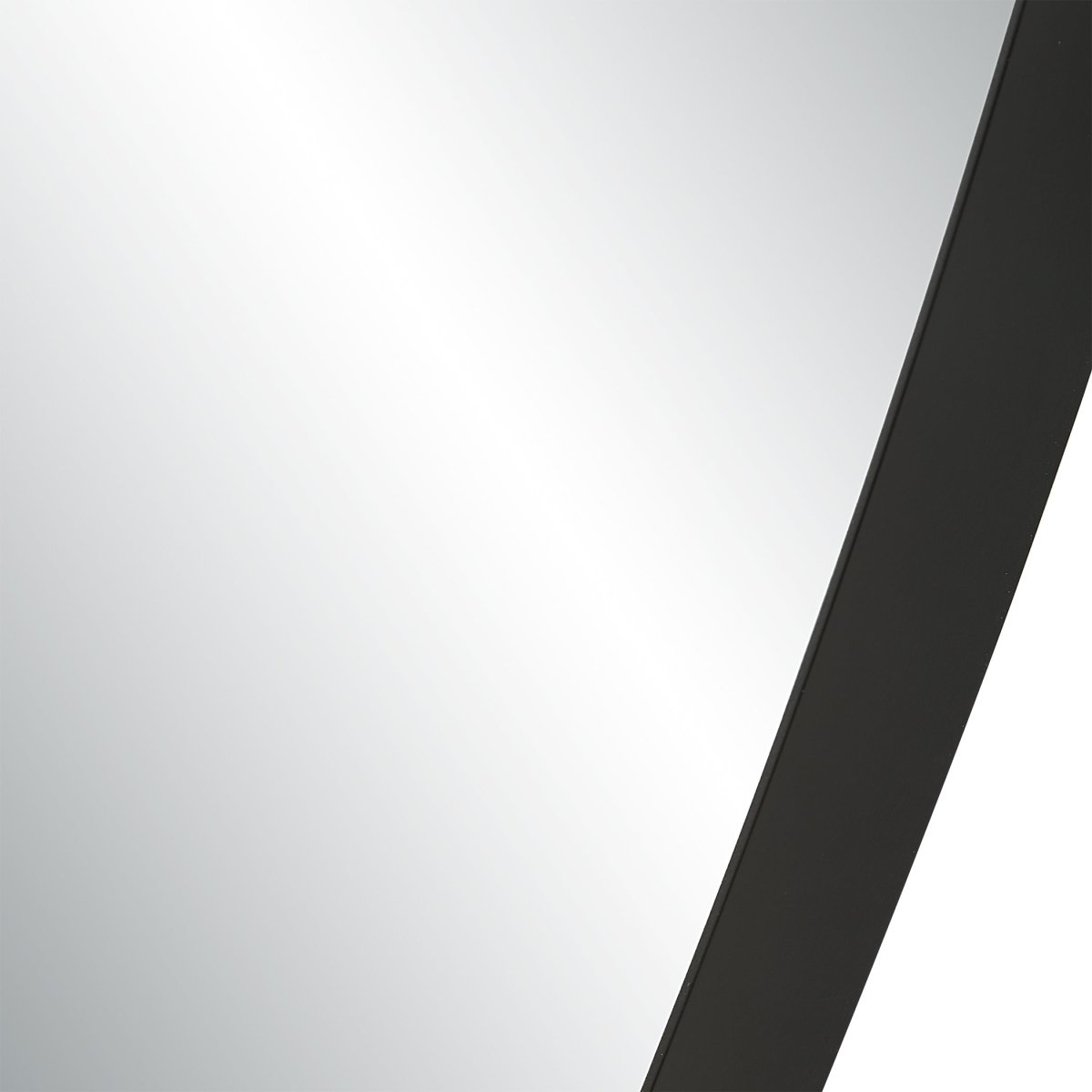 Matte Black Convex Iron Mirror - Uttermost - Other Mirrors by Modest Hut