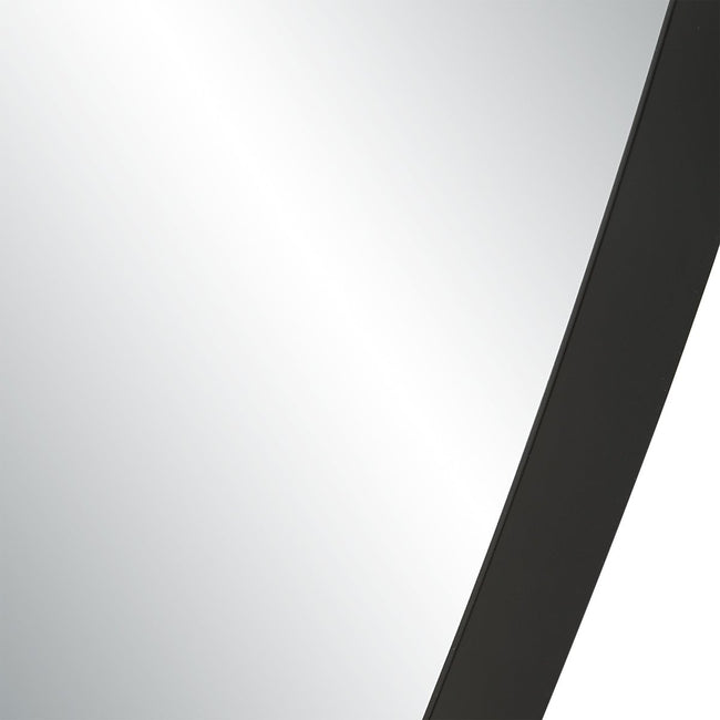 Matte Black Convex Iron Mirror - Uttermost - Other Mirrors by Modest Hut