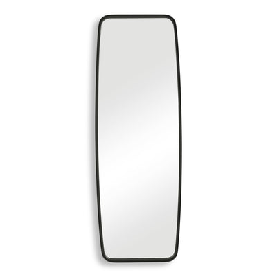 Matte Black Wide Band Metal Frame Mirror - Uttermost - Other Mirrors by Modest Hut
