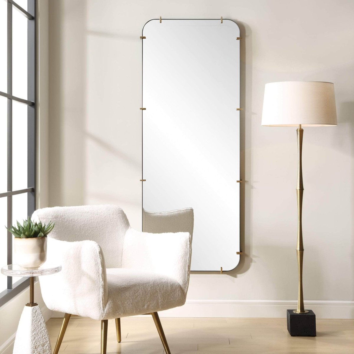 Pali Industrial Dressing Mirror - Uttermost - Other Mirrors by Modest Hut