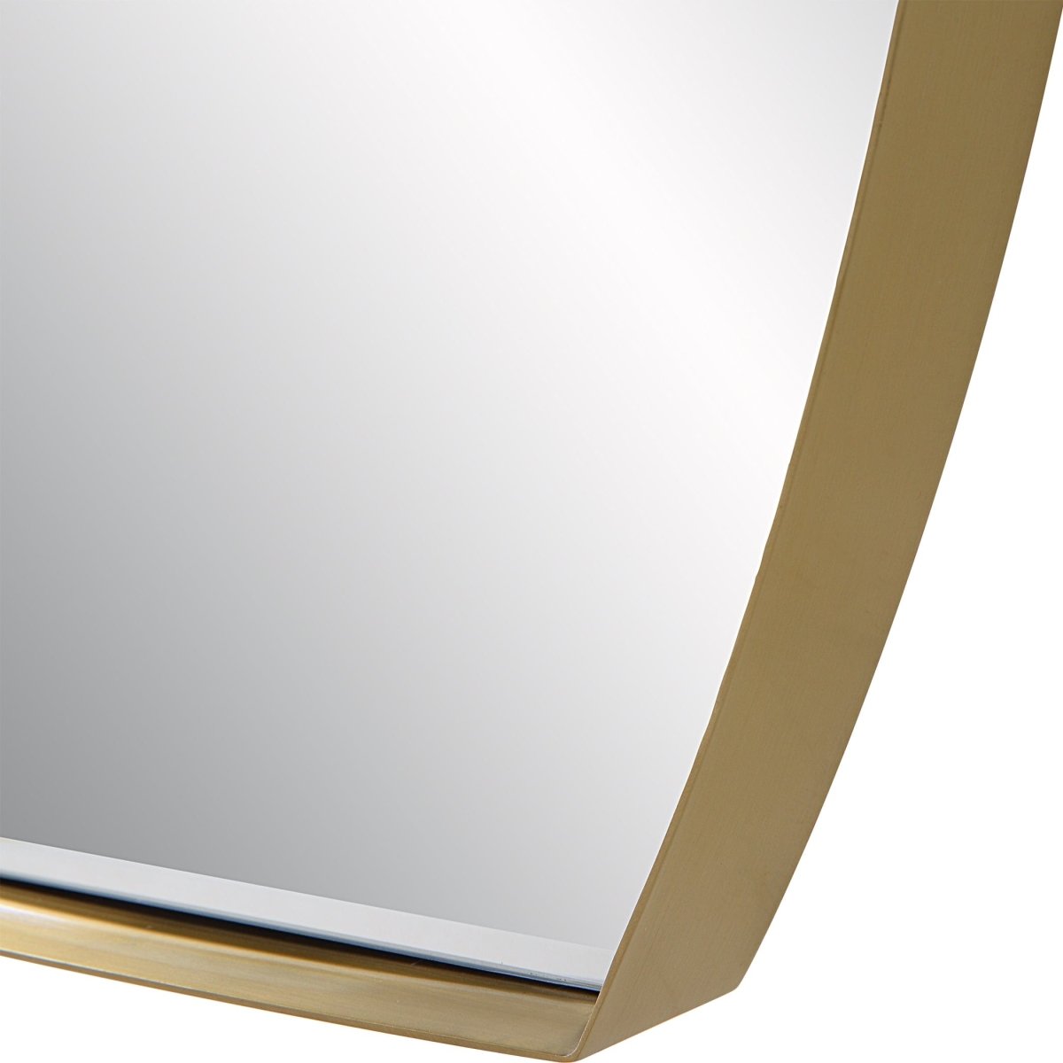 Portal Modern Brass Mirror - Uttermost - Other Mirrors by Modest Hut