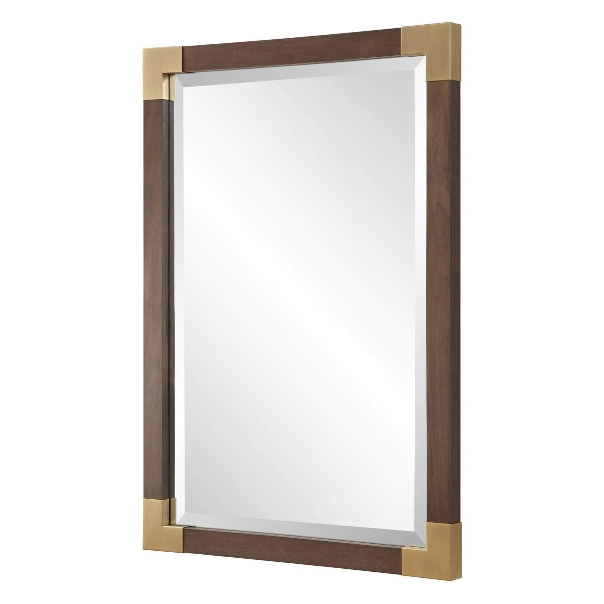 Rhea Walnut Mirror - Uttermost - Other Mirrors by Modest Hut