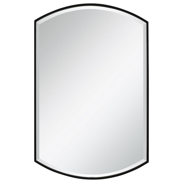 Shield Shaped Iron Mirror - Uttermost - Other Mirrors by Modest Hut