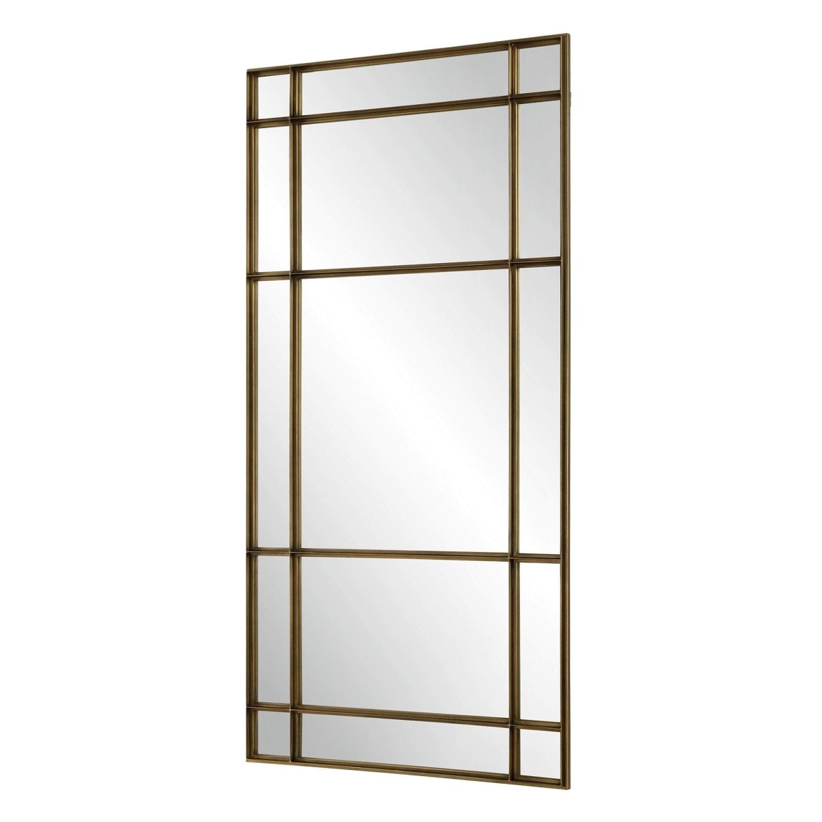 Spurgeon Gold Window Mirror - Uttermost - Other Mirrors by Modest Hut