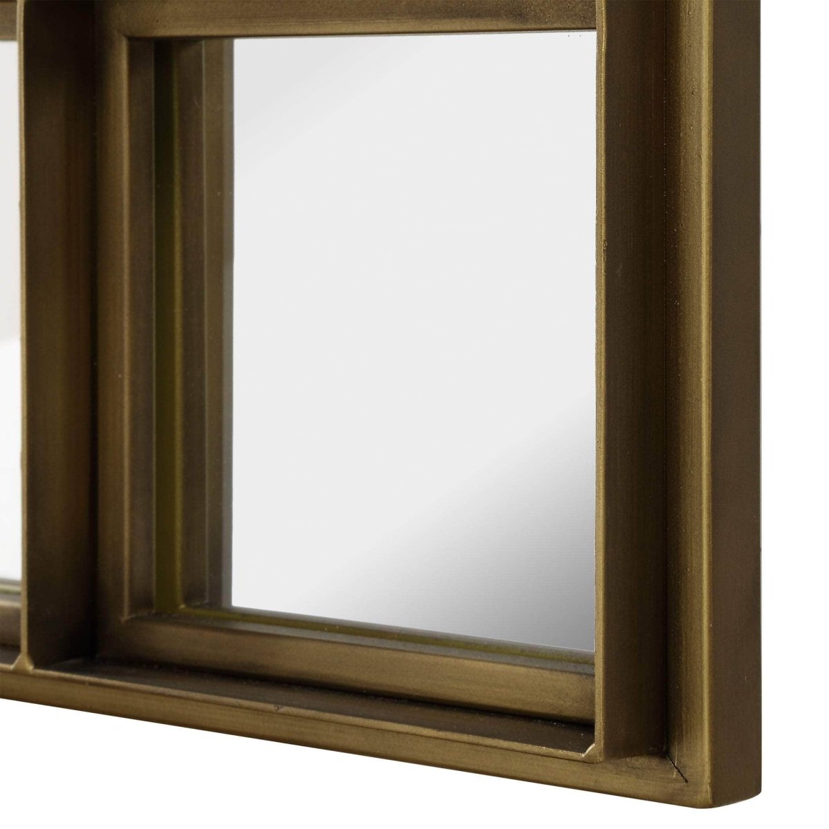 Spurgeon Gold Window Mirror - Uttermost - Other Mirrors by Modest Hut