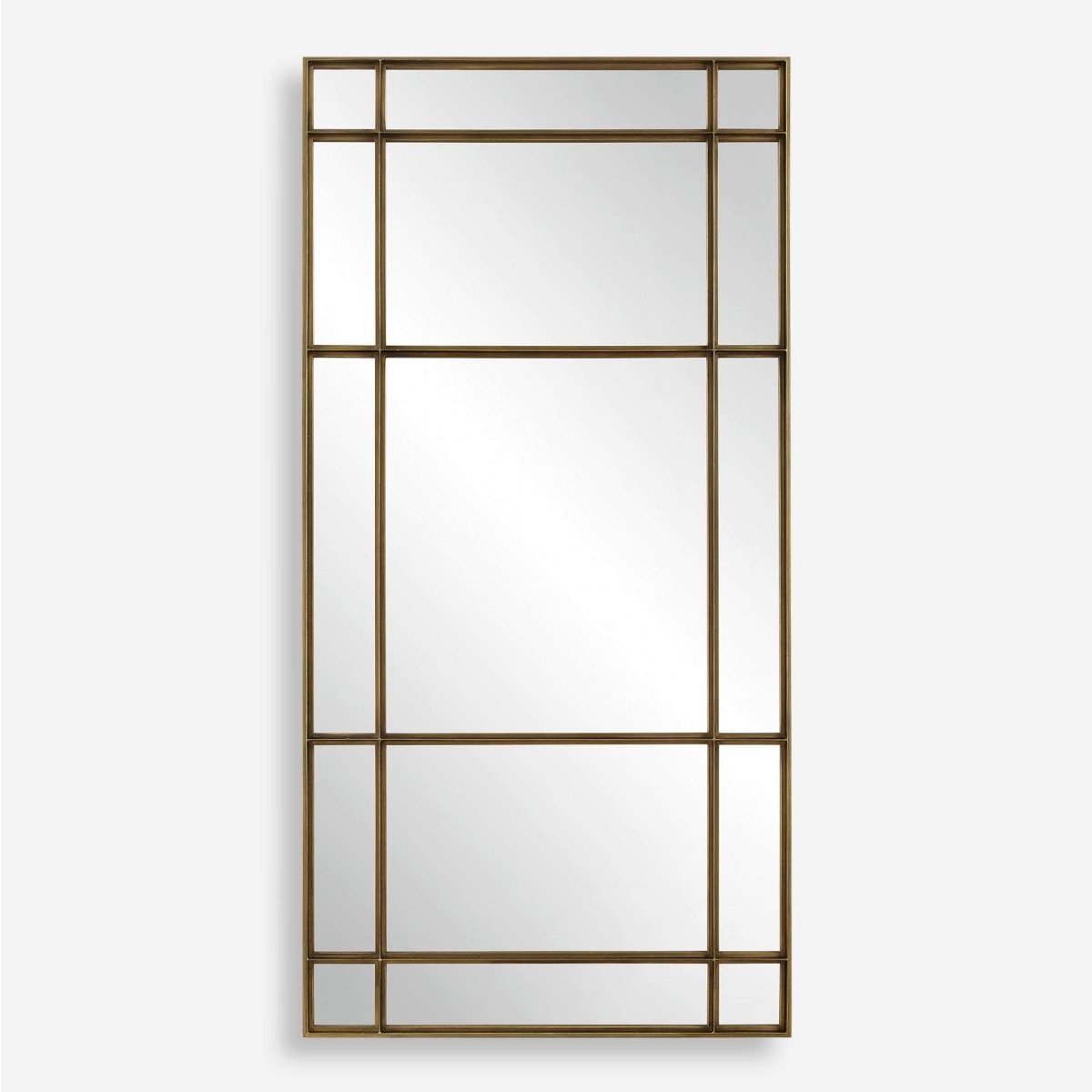 Spurgeon Gold Window Mirror - Uttermost - Other Mirrors by Modest Hut