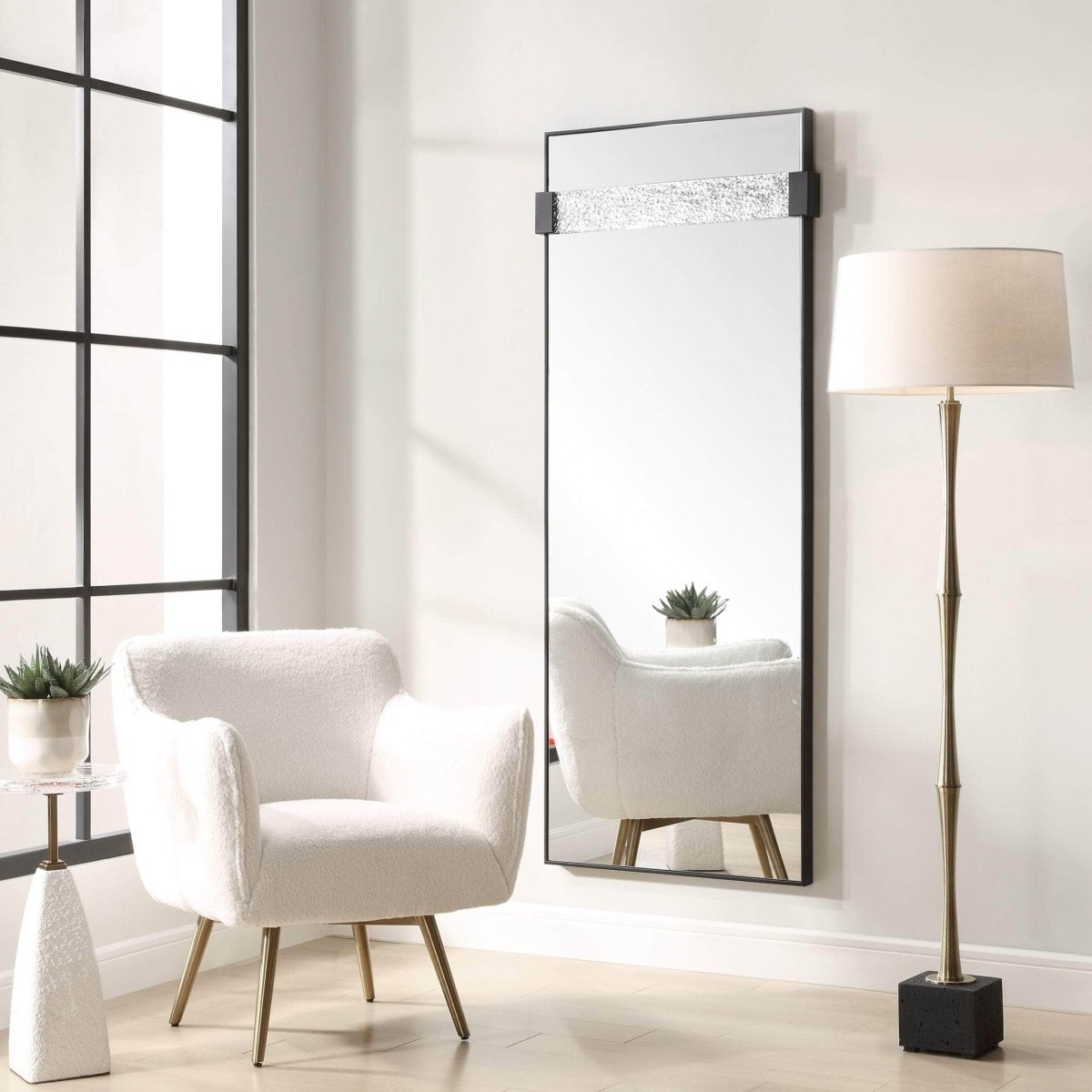 Stratton Modern Dressing Mirror - Uttermost - Other Mirrors by Modest Hut